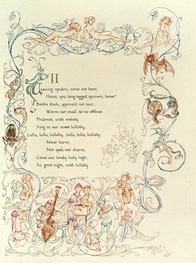 The Fairies Song, from 